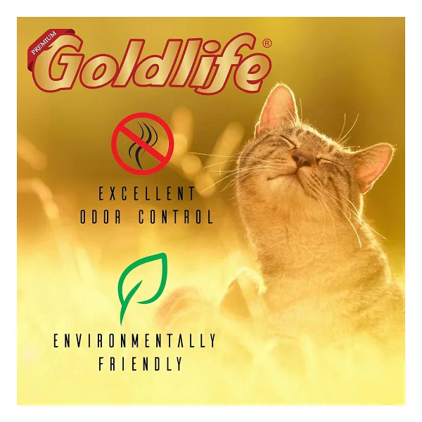 Goldlife Bebek Pudrası Kokulu 10 lt İnce Taneli Bentonit Kedi Kumu - Görsel 7