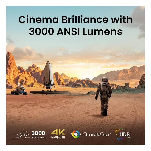 BenQ TK705i 3000 Lümen Android LED 4K Projeksiyon Cihaz - Görsel 2