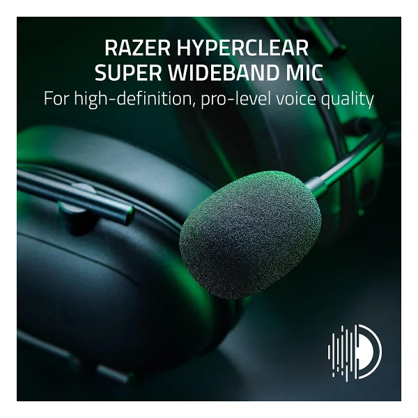 Razer Blackshark V2 Hyperspeed Rz04-04960100-R3m1 Siyah Type-C Kablolu/Kablosuz Kulak Üstü Oyuncu Kulaklığı - Görsel 2