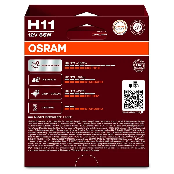 Osram Night Breaker Laser H11 64211nl 55 W 2'li Oto Ampul - Görsel 3