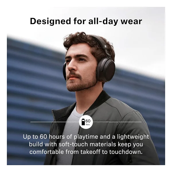 Sennheiser Momentum 4 ANC Grafit Kulak Üstü Bluetooth Kulaklık - Görsel 7