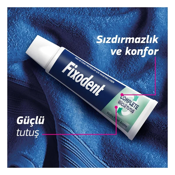 Fixodent Complete Ferah 47 Gr Protez Diş Yapıştırıcı - Görsel 9