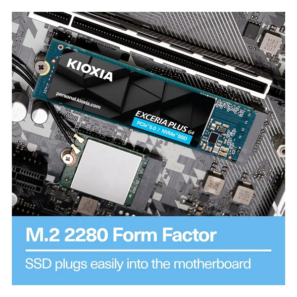 Kioxia Exceria Plus G4 Lvd10z001tg8 Pcı-Express 5.0 1 TB M.2 SSD - Görsel 8