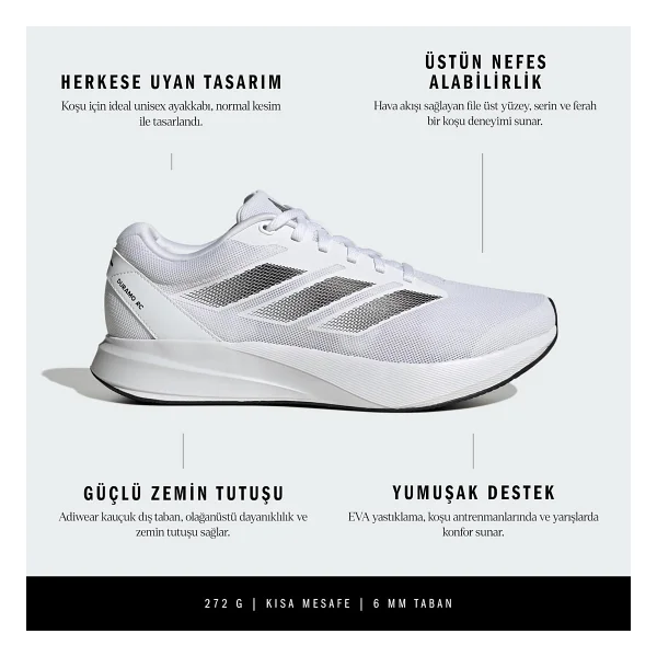 Adidas Duramo Rc Ie7990 Yeşil Koşu Ayakkabısı - Görsel 3