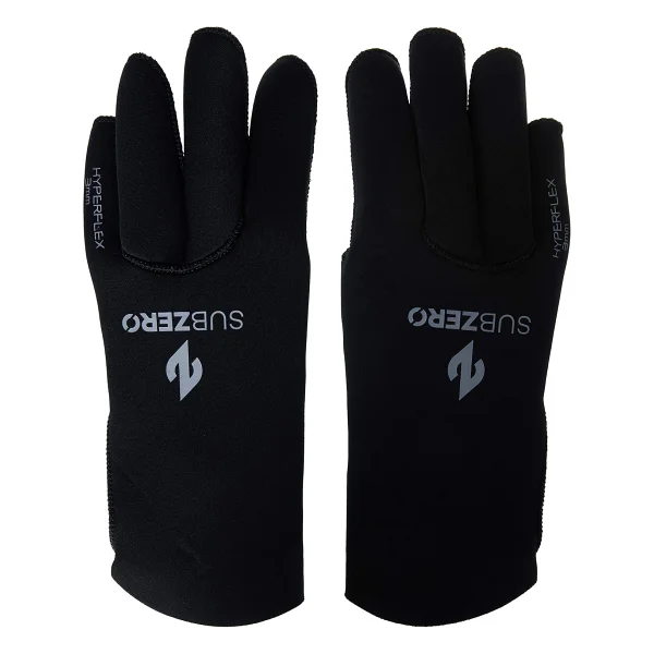 Subzero Deep 3mm Black Dalış Eldiveni - Siyah - Görsel 3