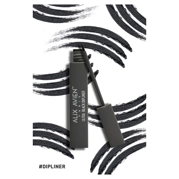 Alix Avien Waterproof Ultra Black Likit Dipliner - Görsel 5