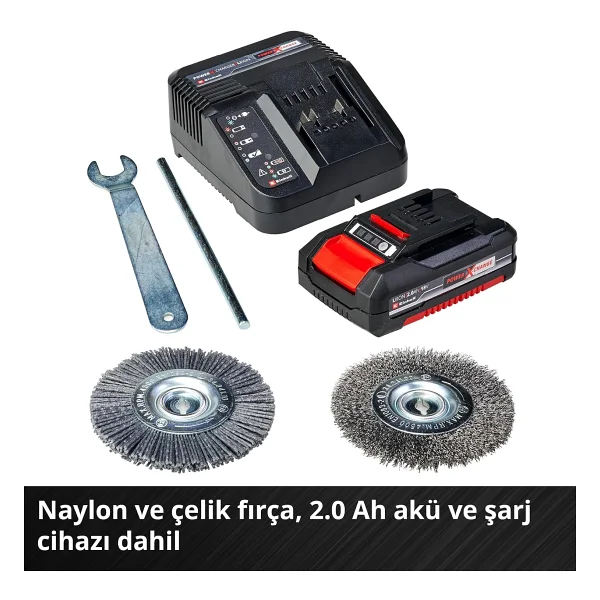 Einhell Gc-Cc 18 Li Kit 1x2,0 Ah Akülü Derz Temizleme Makinesi - 3424051 - Görsel 5