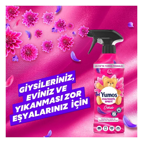 Yumoş Yıkaması Zor Eşyalar İçin Sprey 450 Ml - Görsel 5