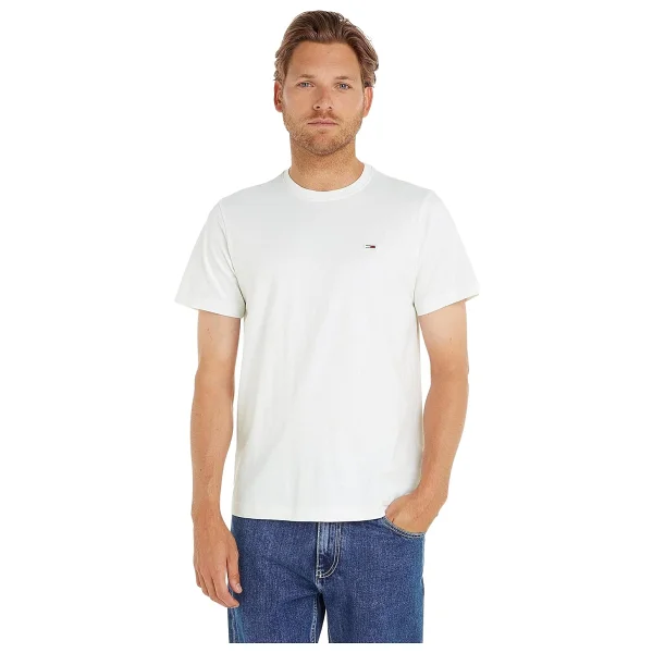Tommy Jeans Tjm Slim Jersey C Neck Ext Erkek T-Shirt, Siyah, S - Görsel 7
