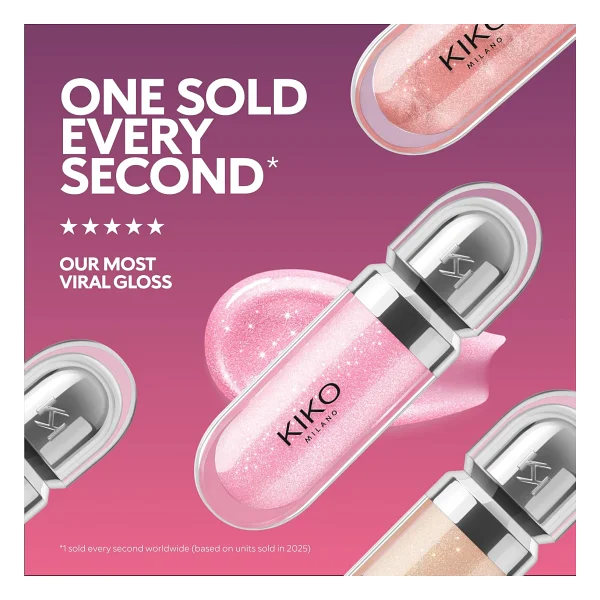Kıko Milano 3d Hydra Lipgloss Nemlendirici Dudak Parlatıcısı 10 Sparkling Strawberry - Görsel 6