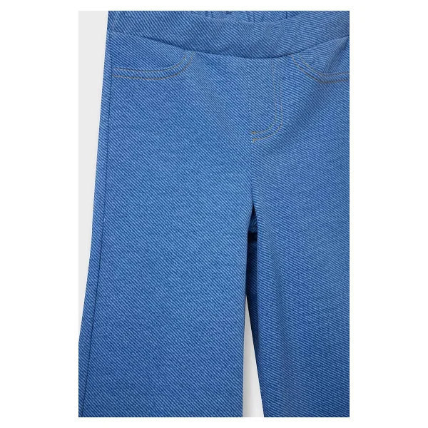 DeFacto Kız Bebek Wide Leg Jean Görünümlü Pantolon - Görsel 2