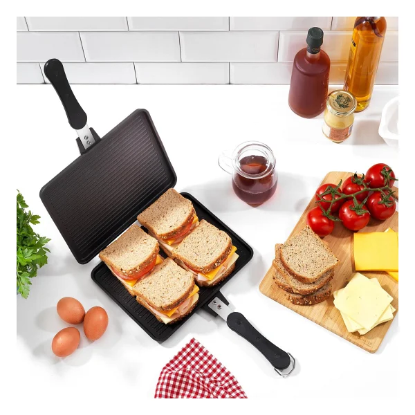 Schafer Tastemake 20x26 Döküm Ocak Üstü Tost Makinesi - Görsel 2