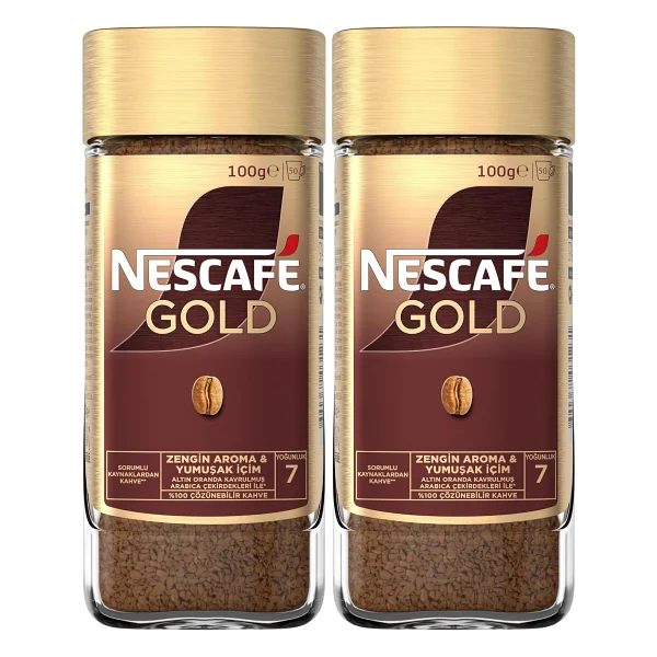 Nescafe Gold Granül Kahve 200 gr Kavanoz - Görsel 9