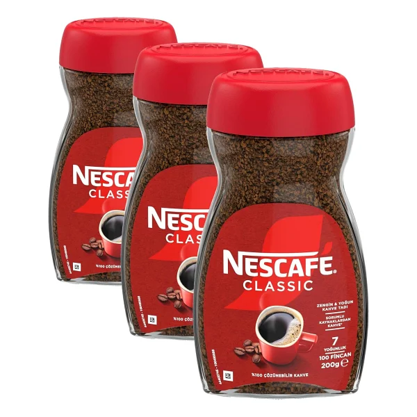 Nescafe Classic Granül Kahve 200 gr Kavanoz - Görsel 4