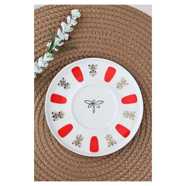 Tabak Evi Acem Zade 12.5 cm Çay Tabağı - Görsel 5