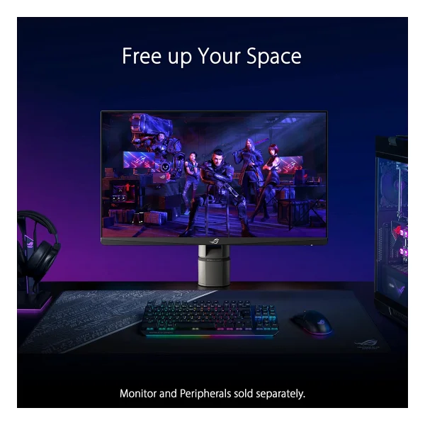 Asus Rog Monitör Masa Montaj Kiti Acl01 Çoğu 24 İla 49 Pg Ve Xg Serisi Modelini Destekler, Asus Olmayan Monitör, Montaj Tabanı, C Kelepçesi, Hızlı Ve Kolay Kurulum İle Uyumlu Değil - Görsel 4