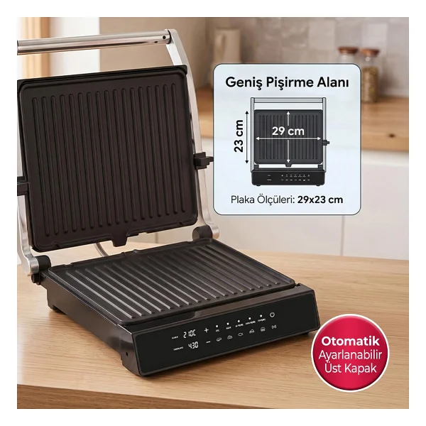 Sinbo Ssm-2596 2000 W Izgara Ve Tost Makinesi - Görsel 3