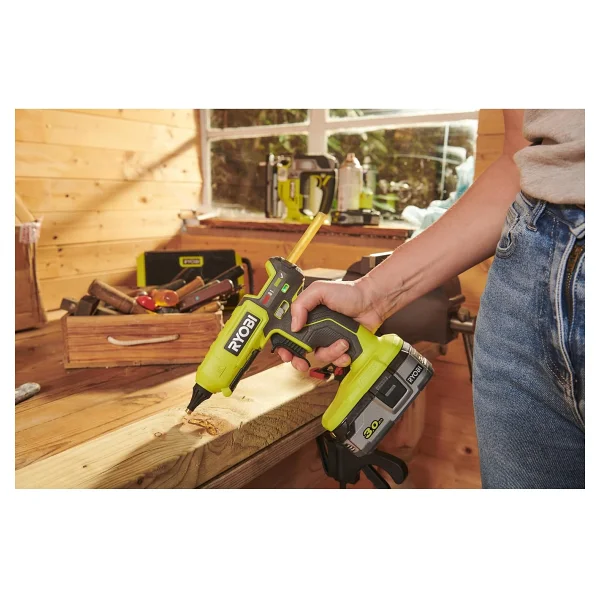 Ryobi Rgl18-0 One+ 18V Akülü Sıcak Silikon Tabancası (Akü Ve Şarj Cihazı Dahil Değildir) - 5133005002 - Görsel 5