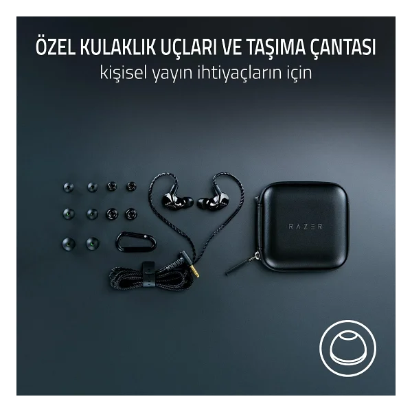 Razer Moray Streaming Rz12-04450100-R3m1 Kablolu Kulak İçi Oyuncu Kulaklığı - Görsel 7