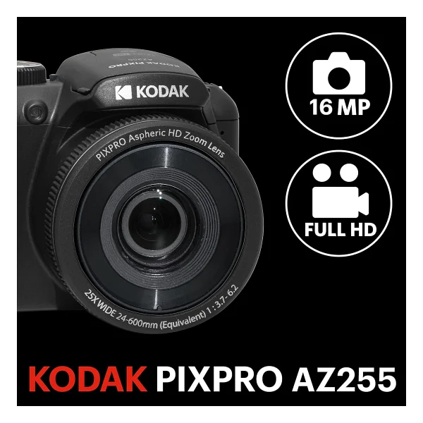 Kodak Pixpro Astro Zoom AZ255 Siyah Dijital Fotoğraf Makinesi - Görsel 2