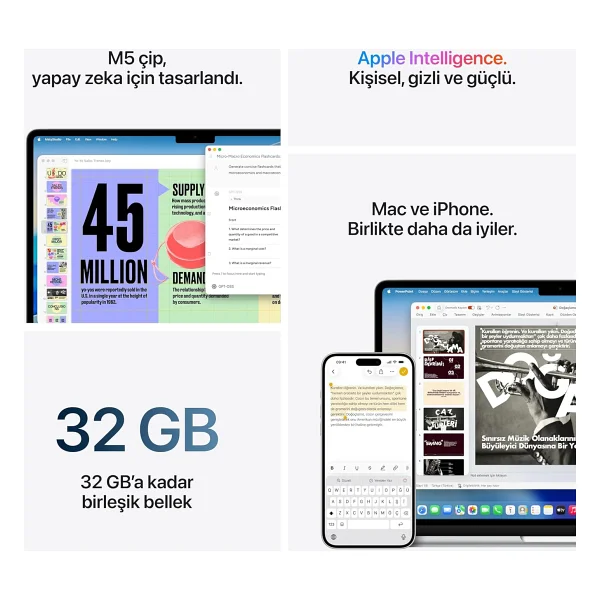 MacBook Air M5 16 GB 512 GB SSD 13.6" Notebook - Görsel 5