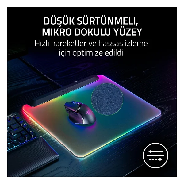 Razer Firefly V2 Pro RGB Mouse Pad - Görsel 7