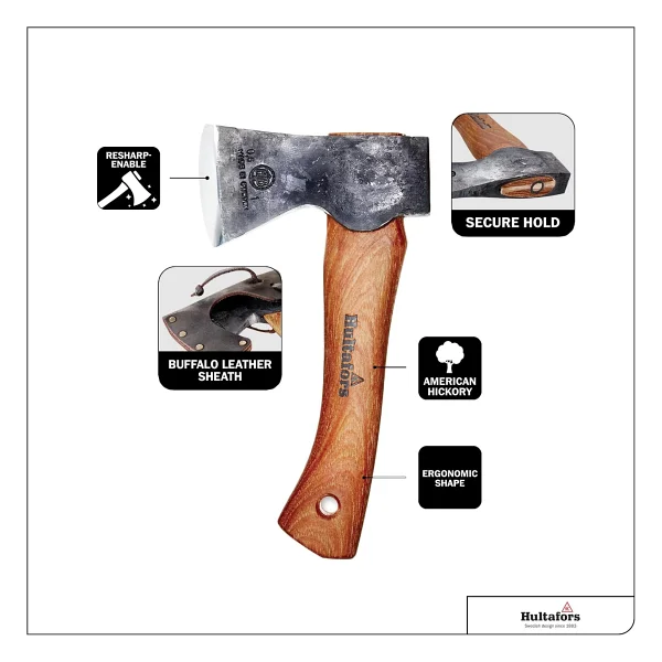 Hultafors Agelsjön 841760 Mini Hatchet Balta - Görsel 4