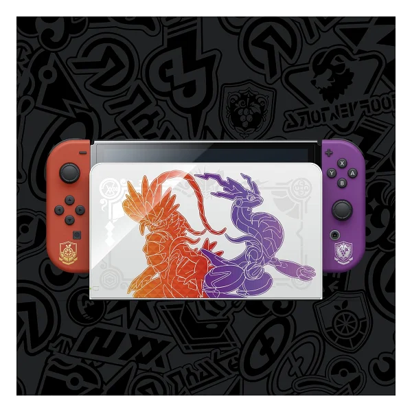 Nintendo Switch OLED Pokemon Scarlet & Violet Edition Oyun Konsolu - Görsel 5