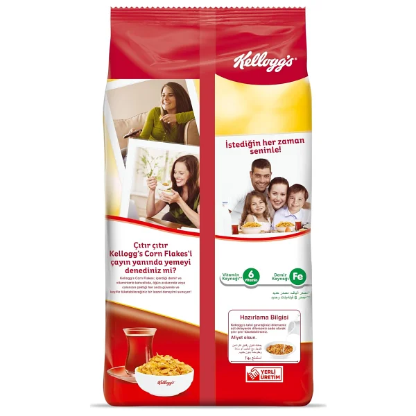 Kellogg's Corn Flakes 650 Gr Kahvaltılık Gevrek - Görsel 2