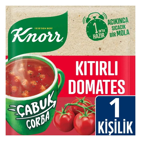 Knorr Kıtırlı Domates Çabuk Çorba 22 gr - Görsel 3
