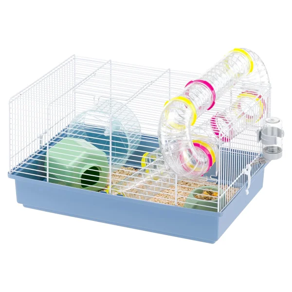 Ferplast Hamster kafesi, Paula kemirgen kafesi, küçük hayvan kafesi, hamster aksesuarı dahil, 46 x 30 x Y 25 cm. - Görsel 4