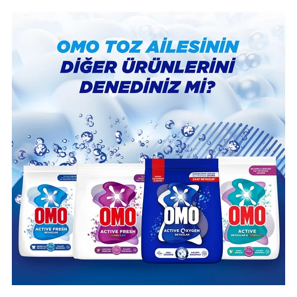 Omo Active Oxygen Beyazlar İçin 6 Kg Toz Deterjan - Görsel 10