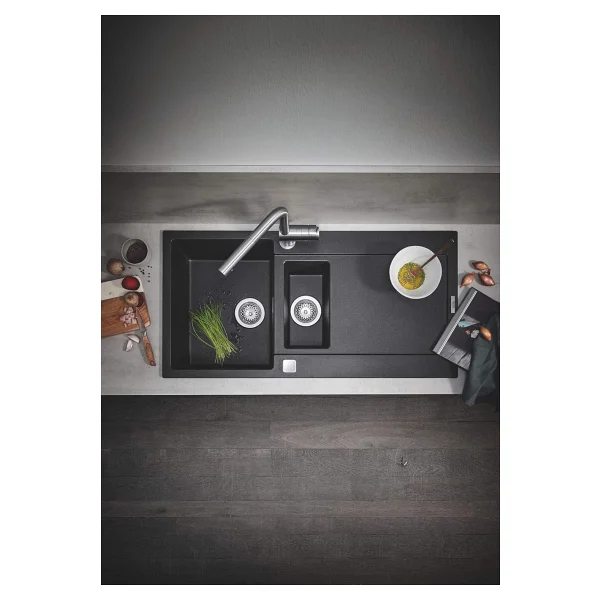 Grohe Minta 32168dc0 Supersteel Spiralli Mutfak Bataryası - Görsel 4