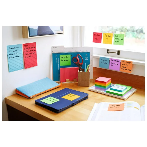 Post-It Notes 7,6 x 7,6 cm Cube yaprak 24 Pads - Görsel 10