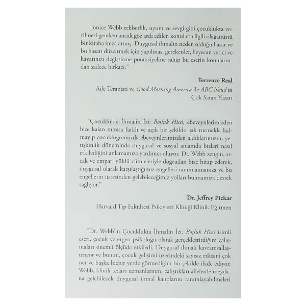 Boşluk Hissi - Çocuklukta İhmalin İzi - Jonice Webb - Görsel 3