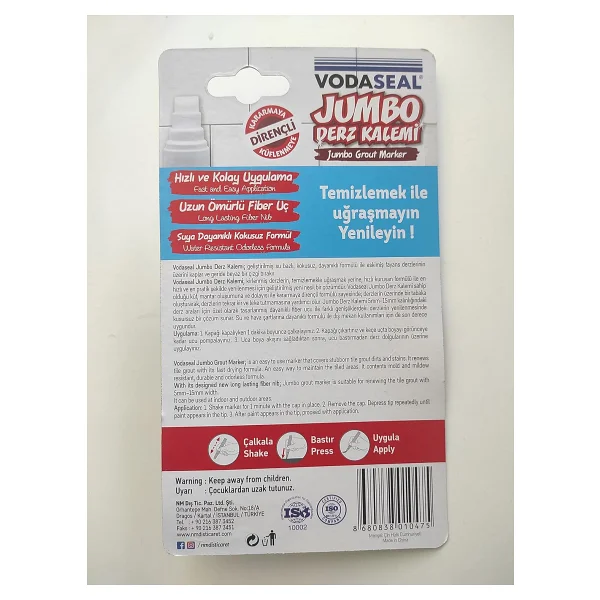Vodaseal Vodaseal Jumbo Derz Kalemi Beyaz - Görsel 2