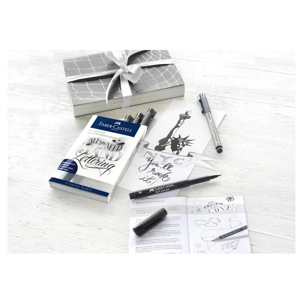 Faber-Castell Pitt Artist Starter Set 8'li Kaligrafi Seti - Görsel 4