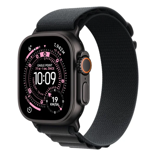 Apple Watch Ultra 3 GPS + Cellular 49mm Siyah Titanyum Kasa Akıllı Saat - Görsel 7