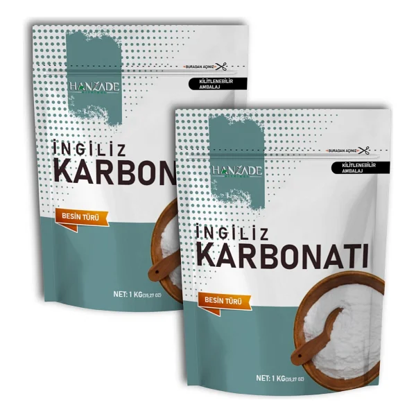 Hanzade Bitkisel İngiliz Karbonatı 1 KG x 3 Adet Sodyum Bikarbonat Besin Türü Katkısız - Görsel 5