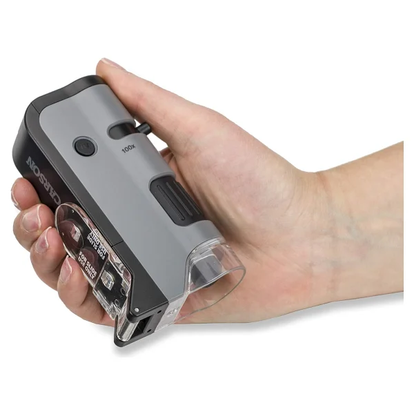 Carson Mp-250 Microflip 100x-250x LED Uv Cep Mikroskobu + 24 Adet Slayt Set - Görsel 4