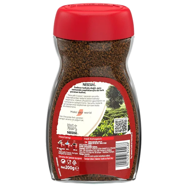 Nescafe Classic Granül Kahve 200 gr Kavanoz - Görsel 2