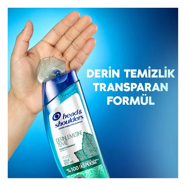 Head & Shoulders Derinlemesine Temiz Kaşıntı Giderici 300 ml Kepek Şampuanı - Görsel 5