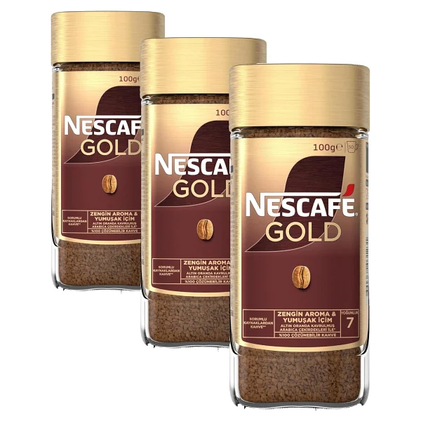 Nescafe Gold Granül Kahve 200 gr Kavanoz - Görsel 6