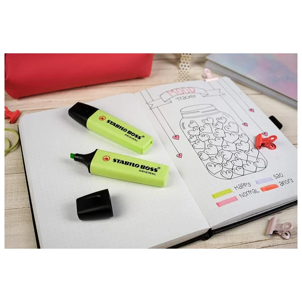 Stabilo Boss Original Pastel Açık Yeşil 70/133 Fosforlu Kalem - Görsel 7