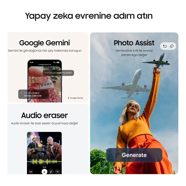 Samsung Galaxy S25 Fe 256 GB Siyah - Görsel 5