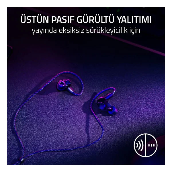 Razer Moray Streaming Rz12-04450100-R3m1 Kablolu Kulak İçi Oyuncu Kulaklığı - Görsel 5