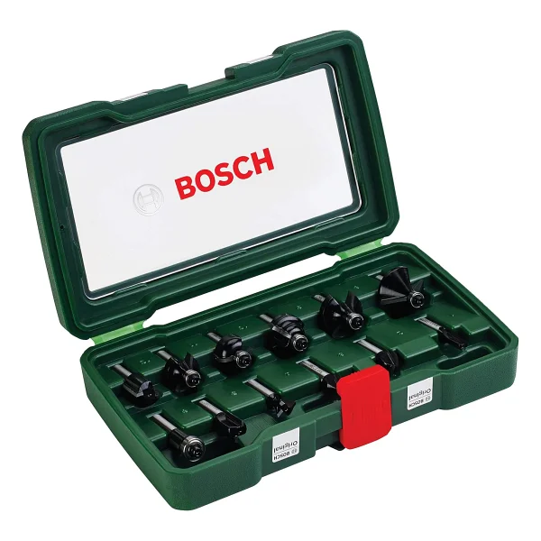 Bosch Professional Accessories 15 parça Freze Seti (Ahşap, frezeler için 8 mm şaftlı aksesuar) - Görsel 9