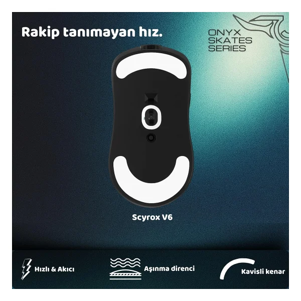 Klasse Onyx Mouse Skate (Scyrox V6 İle Uyumlu Skatez) - Görsel 2
