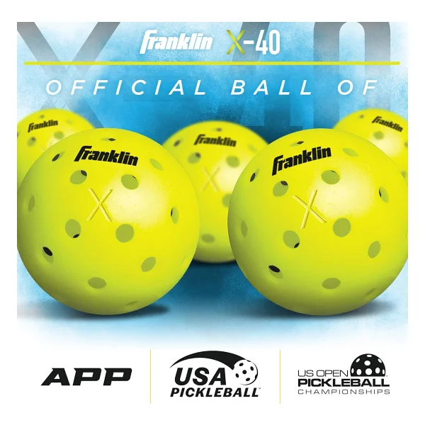 Franklin Sports - Ahşap Pickleball Kürek 4 Oyuncu Kürek Ve Top Seti - Abd Pickleball (Usapa) Onaylandı - Görsel 7