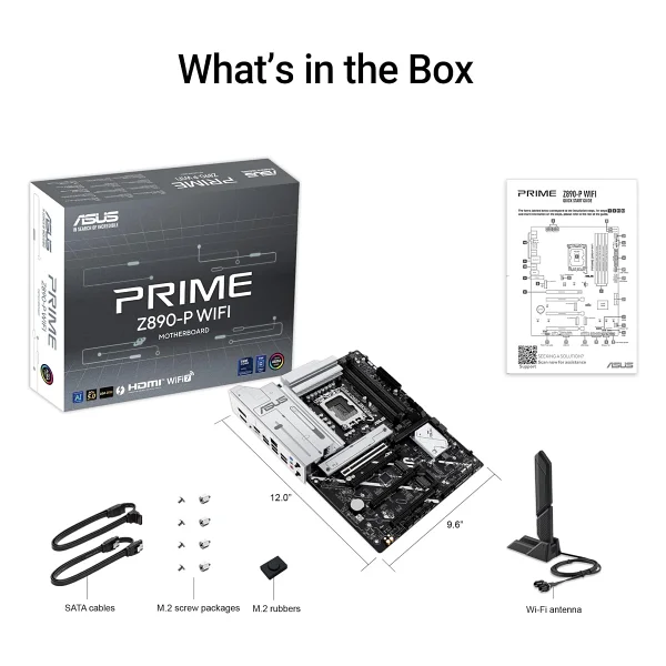 Asus Prime Z890-P Wi-Fi Intel Lga1851 DDR5 Atx Anakart - Görsel 6